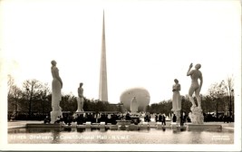 Vtg Postcard RPPC New York Worlds Fair -  Constitutional Mall Statuary UNP - £5.37 GBP