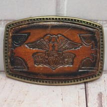 VTG Alumaline Honda Goldwing Leather Logo Belt Buckle Motorcycle Bike - €15,30 EUR