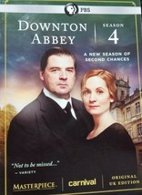 New! Pbs&#39; Downton Abbey: Season 4 [3 Dvd Set] Original Uk Edition - £21.20 GBP