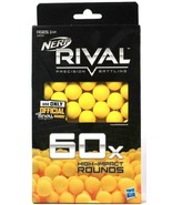 1 Package Hasbro Nerf Rival Precision Battling 60 Count High Impact Rounds - $32.91 CAD