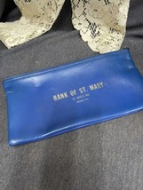 Vintage Bank Cash Bag United Bank Of St Mary,  MO 11x6” Money Cash Deposit - £23.96 GBP
