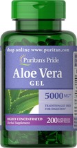 Puritan&#39;s Pride Aloe Vera Extract 25mg (5000mg equivalent) Softgels, 200 Count ( - £17.58 GBP