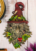 Celtic Toadstool And Snails Greenman With Magical Sorting Hat Wall Decor Plaque - £21.10 GBP