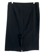 Women&#39;s Size 8 VS Moda International Black Split Hem Skirt Business - $14.24