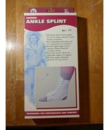 OTC Ankle Splint, Canvas Lace-Up, Rigid Metal Stays, X-Large XL Orthoped... - $41.14 CAD