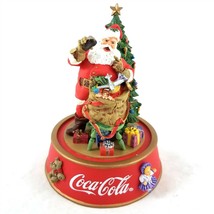 Franklin Mint Coca Cola Christmas Figurine Santa Claus Hospitality 1996 ... - £15.02 GBP