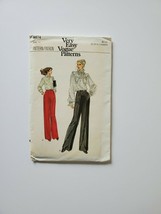 1970's Vintage Vogue 9974 Sewing Pattern Misses Size 28 Pants Slacks Uncut - $19.80