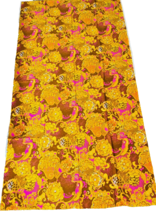 Vintage 1960&#39;s Hawaiian Psychedelic Groovy Polyester Fabric - £31.91 GBP