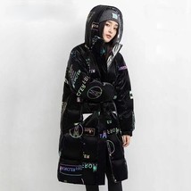 Glossy Parka Winter Warmth Women Mid-length Padded Jacket Top Free Shipping Whol - £75.22 GBP