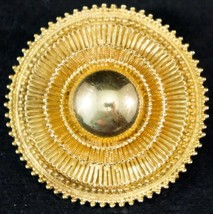 14K Sunburst Pendant / Brooch Hand Made &amp; Intricate 14 Karat Gold 22.9 Grams - £961.51 GBP