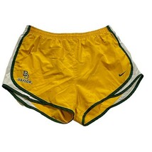 Nike DriFit Baylor Shorts Womens Yellow Green Lined Running Medium READ - $12.06 CAD