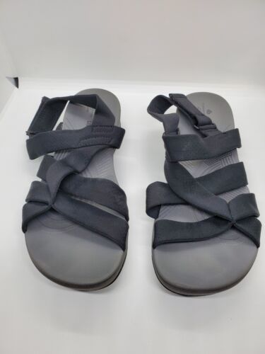 Primary image for ClarksCLOUDSTEPPERS by Clarks Mesh Sport Sandals Arla Rosie Black Size 8