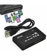 26-In-1 Mini USB 2.0 High-Speed Black Memory Card Reader for CF XD SD MS... - $11.84 CAD