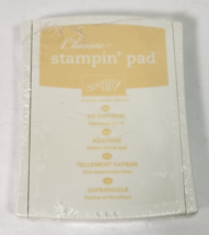 Stampin Up So Saffron Classic Stamp Ink Pad Yellow Ink Old Style Case NO... - $10.39