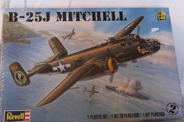 1/48 Scale Revell, B-25J Mitchell Bomber Airplane Model Kit #85-5512 BN Sealed - £71.18 GBP