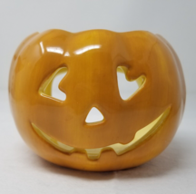 Halloween Pumpkin Tealight Candle Holder Williams Sonoma Jack-O-Lantern ... - £9.83 GBP