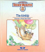 Vintage 1985 Teddy Ruxpin Hardback The Airship Worlds Of Wonder Book Only 117b - £3.54 GBP