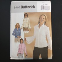 Butterick 3969 Pattern Misses&#39; Women&#39;s Petite Blouse Long Sleeves 12 - 16 UC - £5.39 GBP