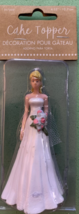 GR Bridal Cake Topper Wedding Cake 4.25 Inches Marriage Party Hard Plastic - £6.02 GBP