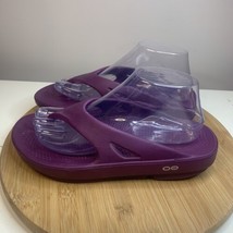 Oofos OOriginal Thong Flip Flop Slide Sandals Women&#39;s Size 9 Purple Shoes - $44.54