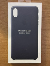 Genuine Original Apple iPhone XS Max Leather Case - Midnight Blue MRWU2ZM/A - $14.84