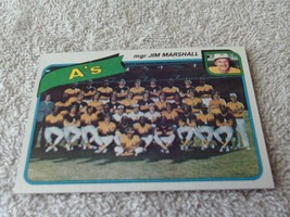 1980 Topps # 96 Oakland As Team Checklist Nm / Mint Or Better !! - £27.56 GBP