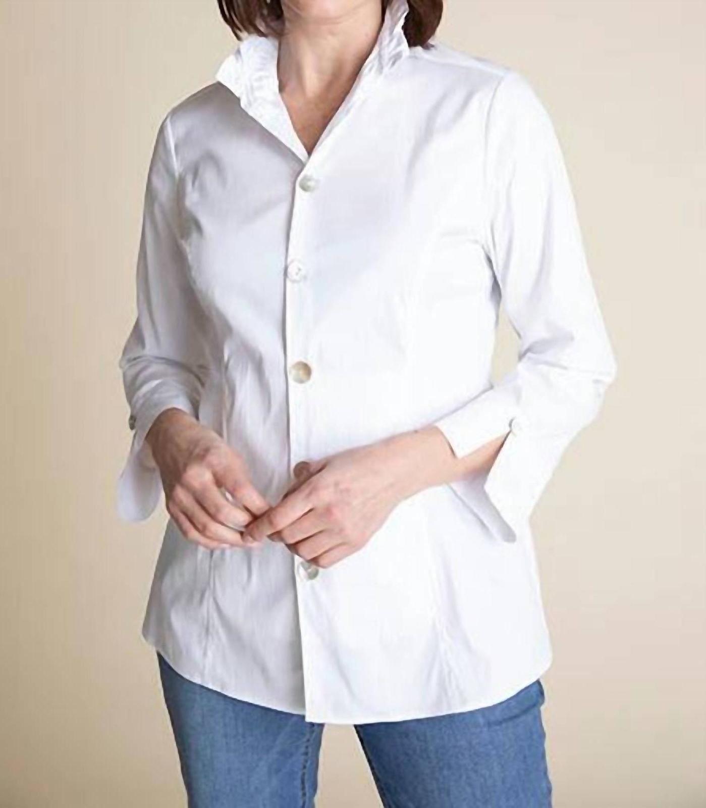 Habitat Perfect Travel Sculpted Collar Shirt Size M - $65.34