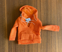 Barbie Ken Doll Orange Hoodie Sweatshirt Jacket - £11.78 GBP