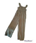 PatPat Women&#39;s Size S Ruffle Sleeveless Jumpsuit Pants Green Beach Pockets - $330.58 MXN