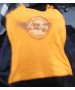 Harley Davidson Women Tank L ORANGE bra tank top - $10.97 CAD