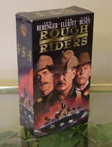 Theodore Roosevelt ROUGH RIDERS-Tom Berenger-Sam Elliott-Gary Busey- VHS - £6.26 GBP