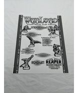 Reaper Miniatures Warlord 25mm Heroic Scale Fantasy Advertisement Flyer - €10,39 EUR