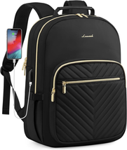 LOVEVOOK Laptop Backpack for Women, Travel Computer Work Bags with 17-In... - £45.86 GBP