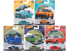 &quot;Auto Strasse&quot; 5 piece Set &quot;Car Culture&quot; Series Diecast Model Cars by Hot Wheels - £49.19 GBP
