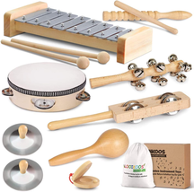 LOOIKOOS Toddler Musical Instruments, Eco Friendly Musical Set for Kids Preschoo - £33.59 GBP