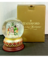 Waterford Holiday Heirlooms Snowy Village Musical Snow Globe 2003 w/ Box !! - £31.64 GBP