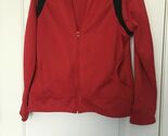 Athletic Works Boys Full Zip Track Jacket Size Large Red Black - $22.80