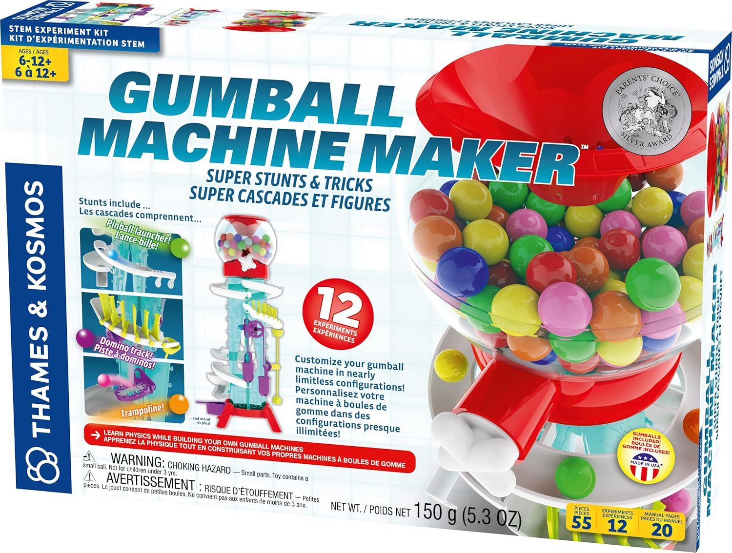 Thames &amp; Kosmos Gumball Machine Maker Lab - Super Stunts And Tricks, 2 L... - $51.99