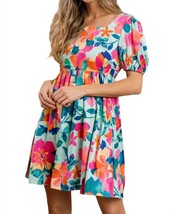 Bibi spin you around floral dress in Mint Multi - £32.89 GBP