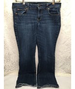 American Eagle Stretch Blue Jeans Size 14 Regular/Standard Women&#39;s Pants - £11.52 GBP