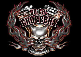 So California Choppers Poster Flag Rule Skull Logo  - $342.46 MXN