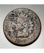 1866 Indian Head Penny AG AD180 - £13.82 GBP