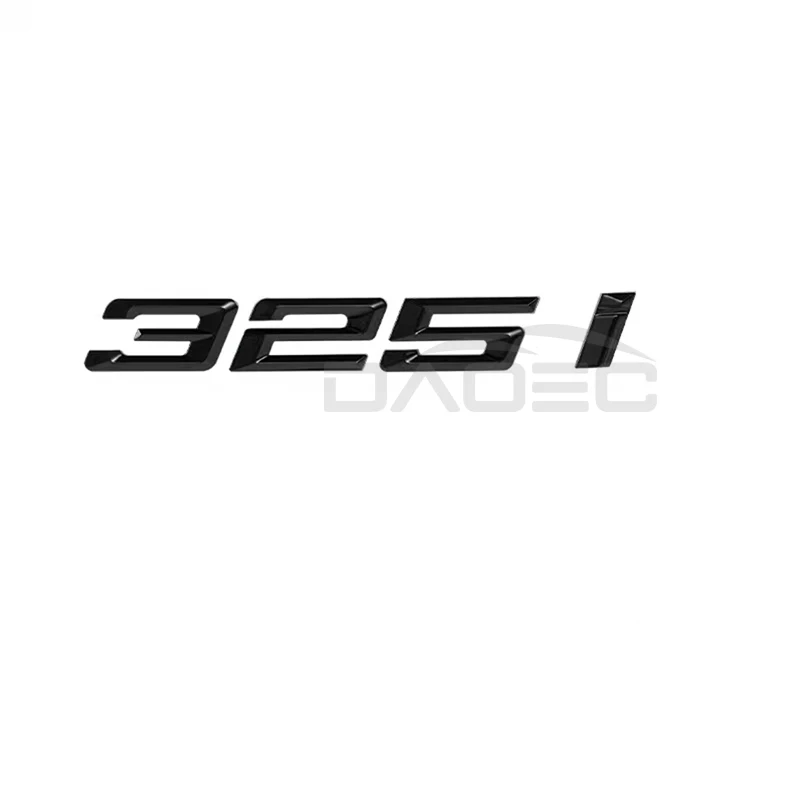 Car ABS Trunk Letters Logo Badge Emblem Sticker For BMW 3 Series 320i 325i 328i