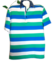 Paul &amp; Shark Yachting AUTHENTIC Stripes Men Cotton Italian Polo T-Shirt Size L - £117.44 GBP