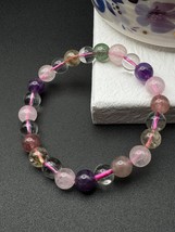 Handcrafted Super Seven Amethyst Bracelet - $13.17
