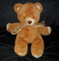 21&quot; VINTAGE KAMAR BIG BROWN HAND MADE TEDDY BEAR STUFFED ANIMAL PLUSH TO... - £29.15 GBP