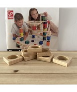 Hape Quadrilla Marble Run Replacement Pieces: 7 Natural Wood Risers Exce... - €10,64 EUR