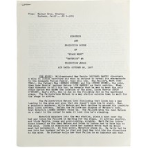 1950&#39;s Maverick TV Show Synopsis and Production Notes Episode #5 Stage West - £11.23 GBP