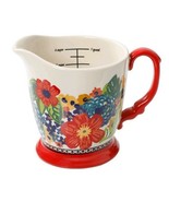 Pioneer Woman ~ Four (4) Cup ~ Stoneware ~ 5&quot; Measuring Cup ~ Dazzling D... - €29,96 EUR