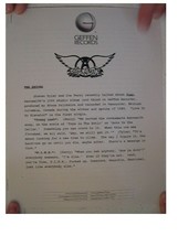 Aerosmith Vintage Press Kit Pump The Record - $26.99